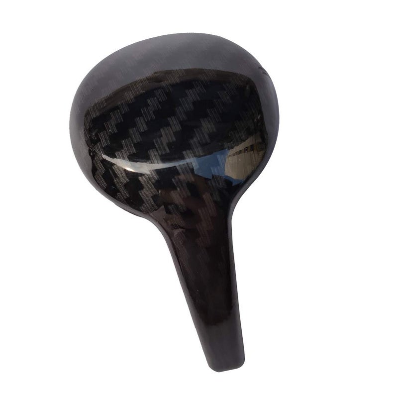 ruihe 1pc Carbon Fiber Color Interior Gear Shift Knob Decorator Cover Trim Fit for Toyota Rav4 Corolla Vios Camry Yaris - Image 2